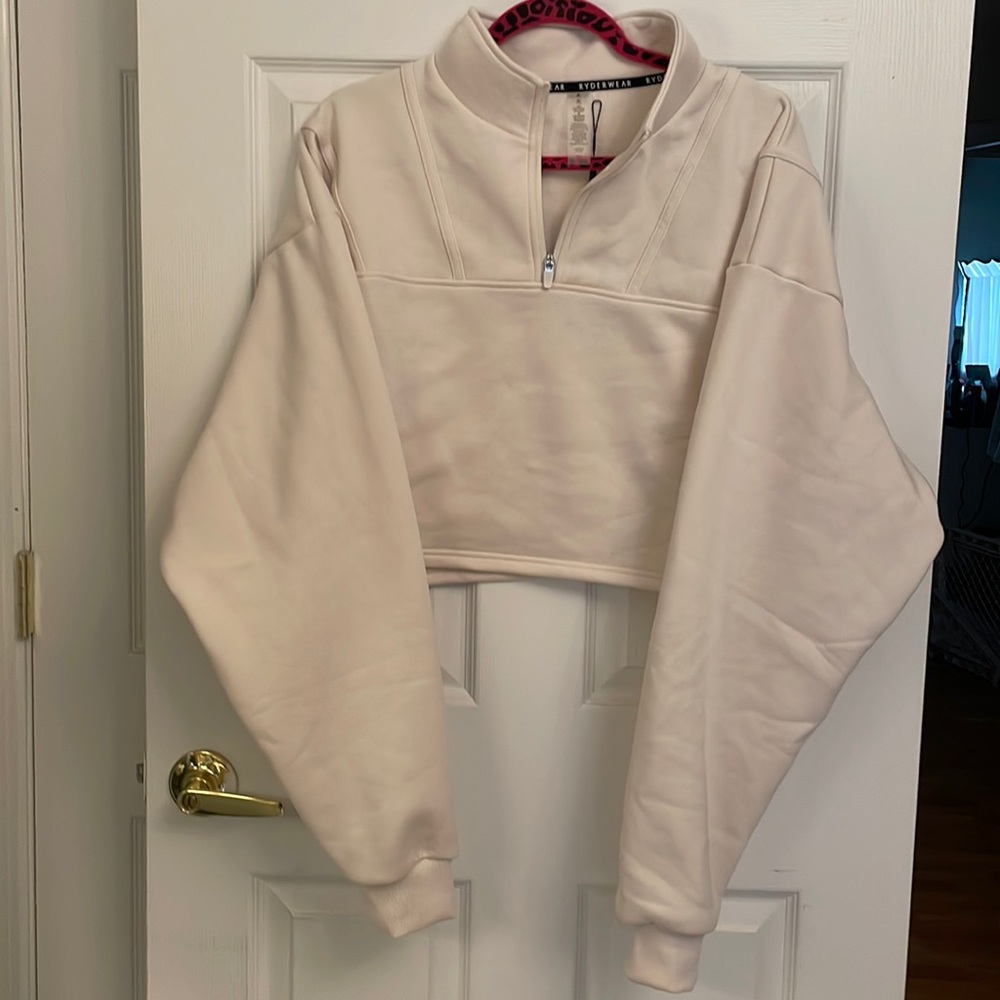 Ryder Wear • EVOLUTION HALF ZIP SWEATER • IVORY